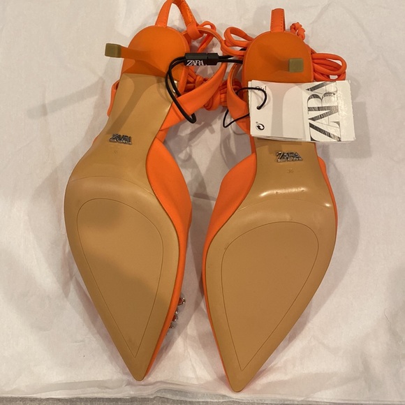 Zara Orange pumps - Picture 3 of 4